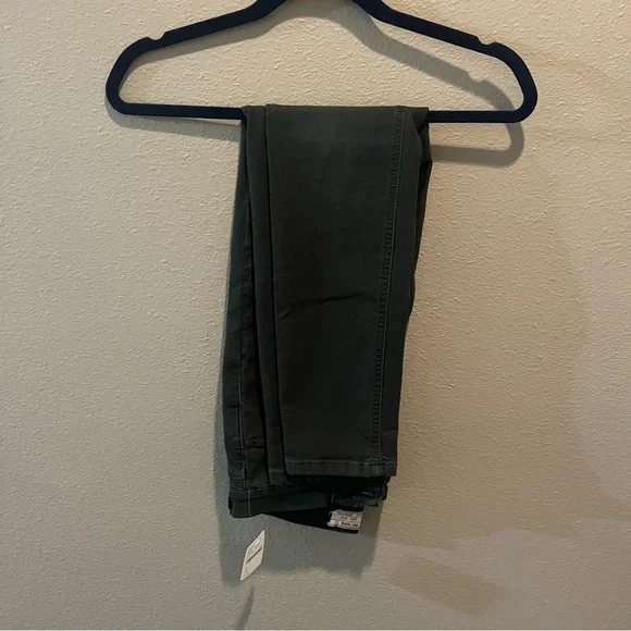 Free People Dark Green Skinny Pants - Picture 2 of 8